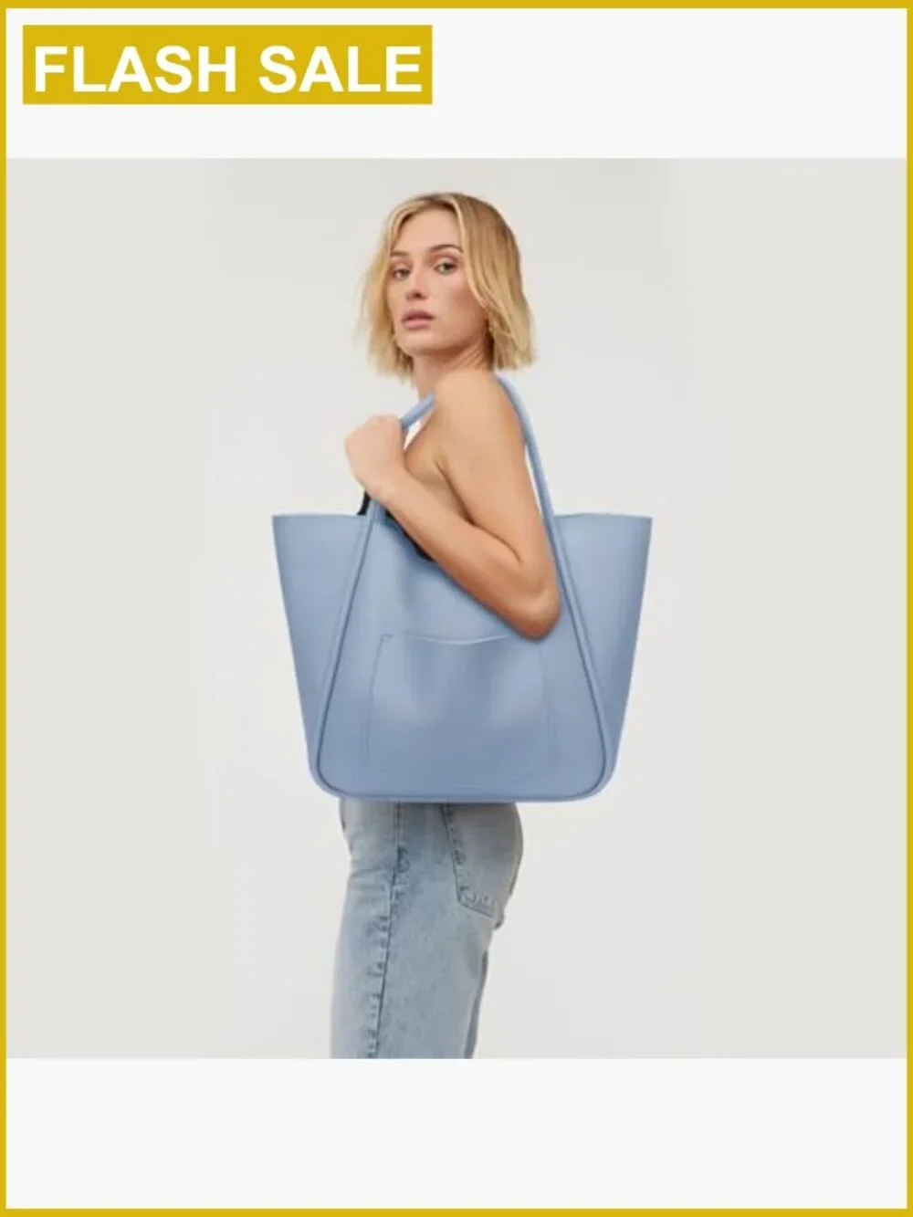 Tote Bag for Women Vegan Leather Large Capacity Shoulder Purse